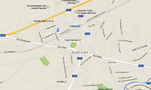 Mappa Codroipo